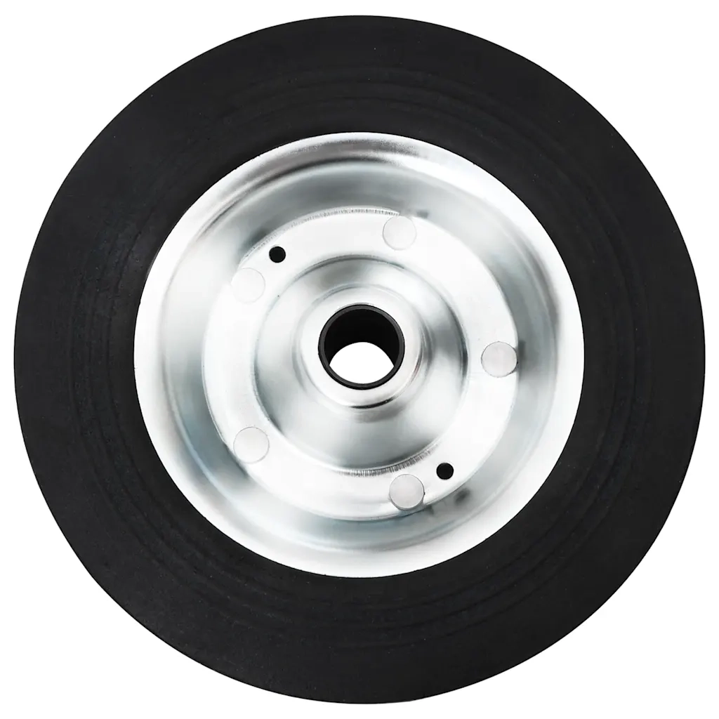 Ruota per Ruotino ?20x5 cm Gomma Massello e Acciaio CFW7552881
