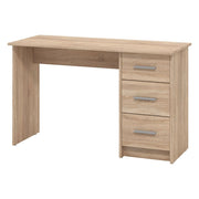 Rifiano, Scrivania un Ripiano, 121x50x74.5h cm Marrone Rovere