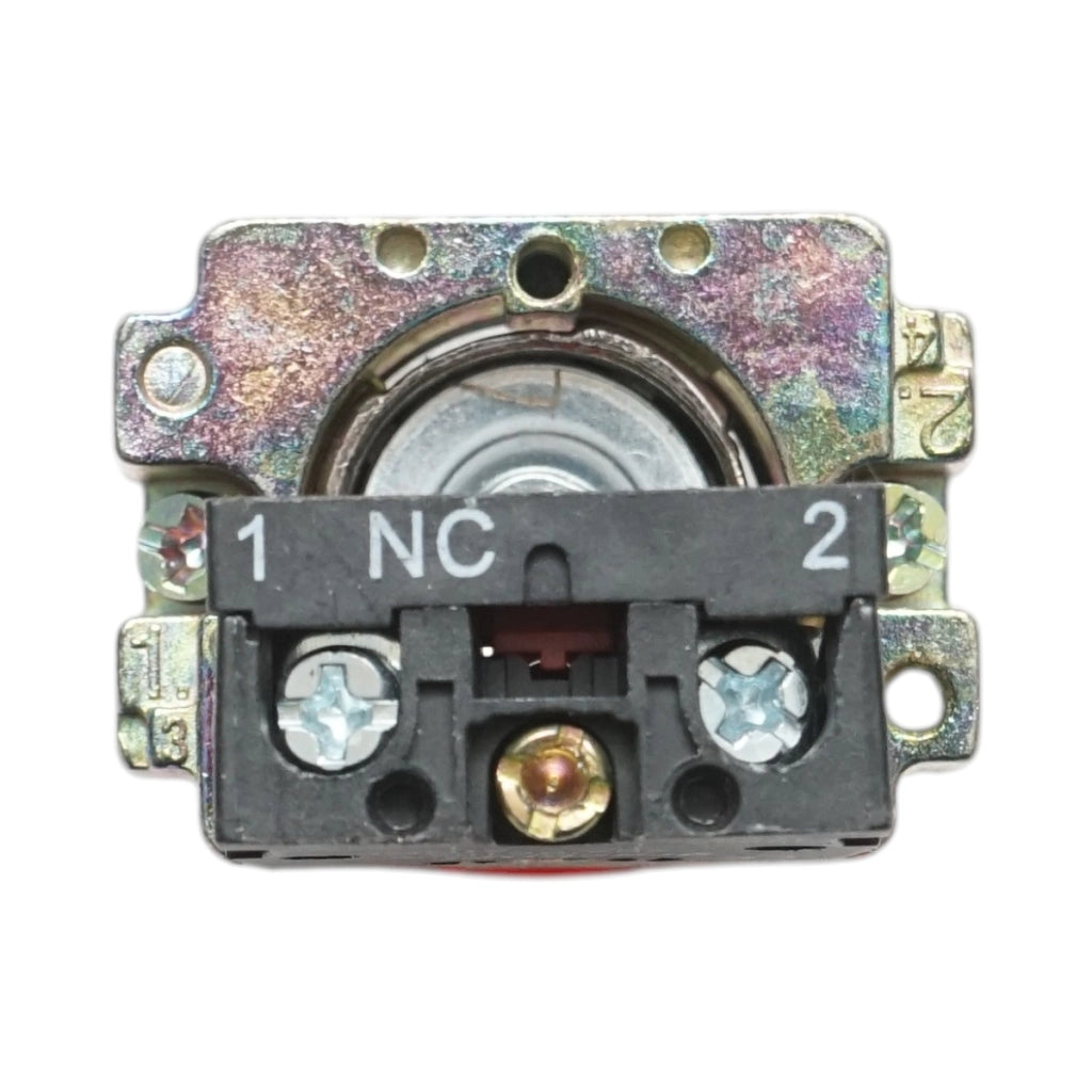 Pulsante di arresto di emergenza rosso con sgancio a rotazione 1NC, 400V/10A, 30mm LAY5 Breckner Germany