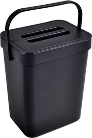 Bacca di compostimento in plastica riutilizzabile 5 litri grigio - L 18 x B 14 x H 24 cm