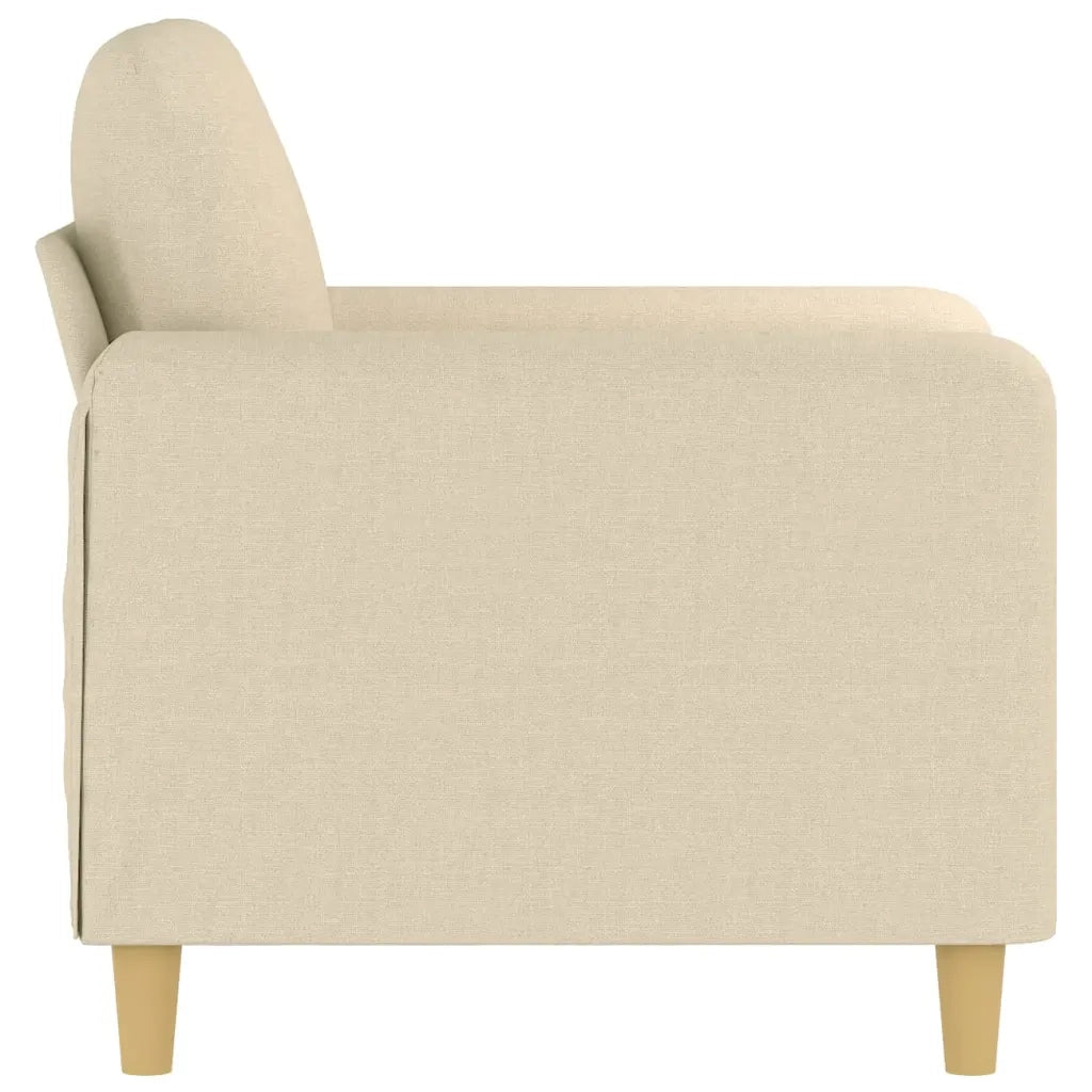 Poltrona Crema 60 cm in Tessuto 359464