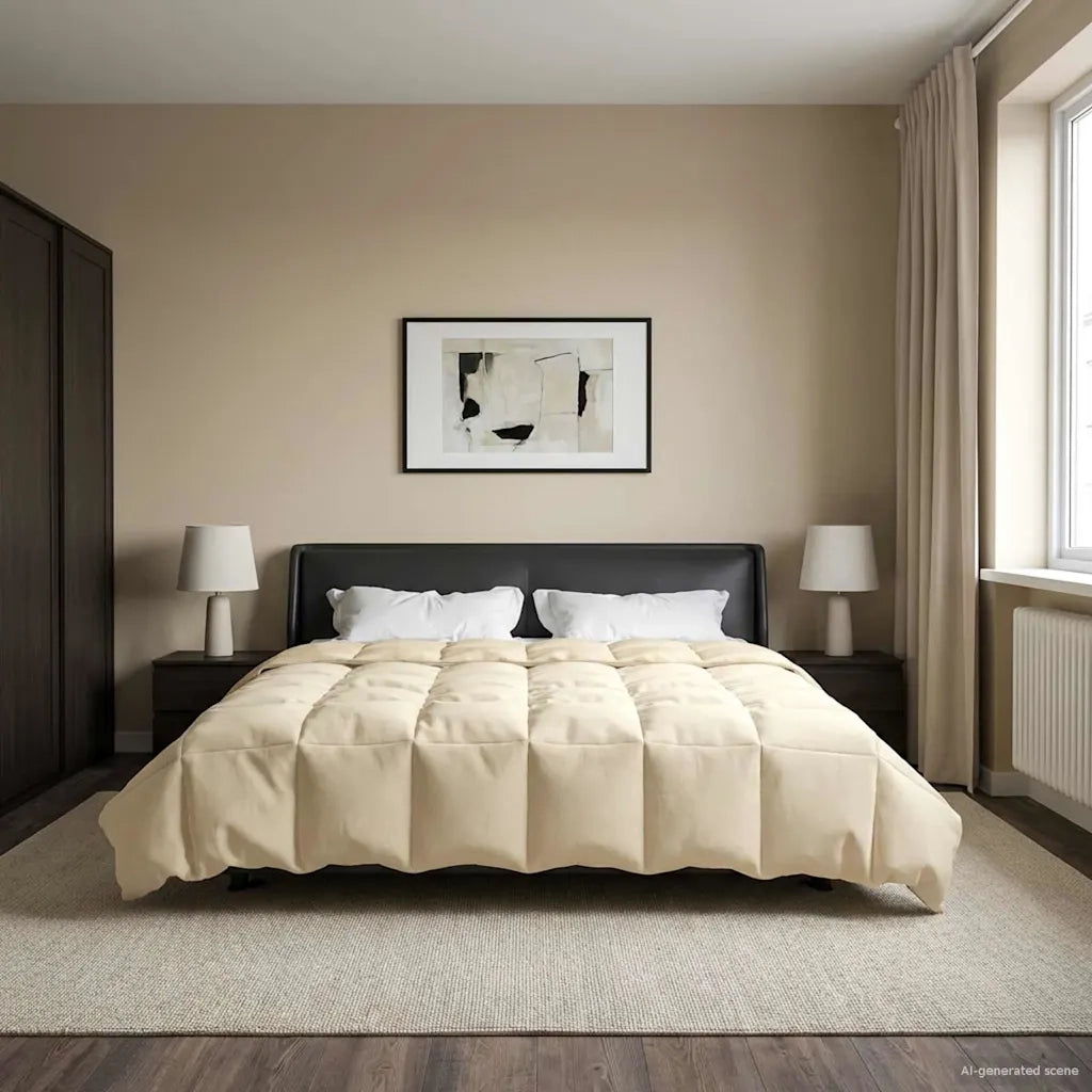 Piumone Completo Annuale 200 x 240 cm 4 stagioni Crema 42026065