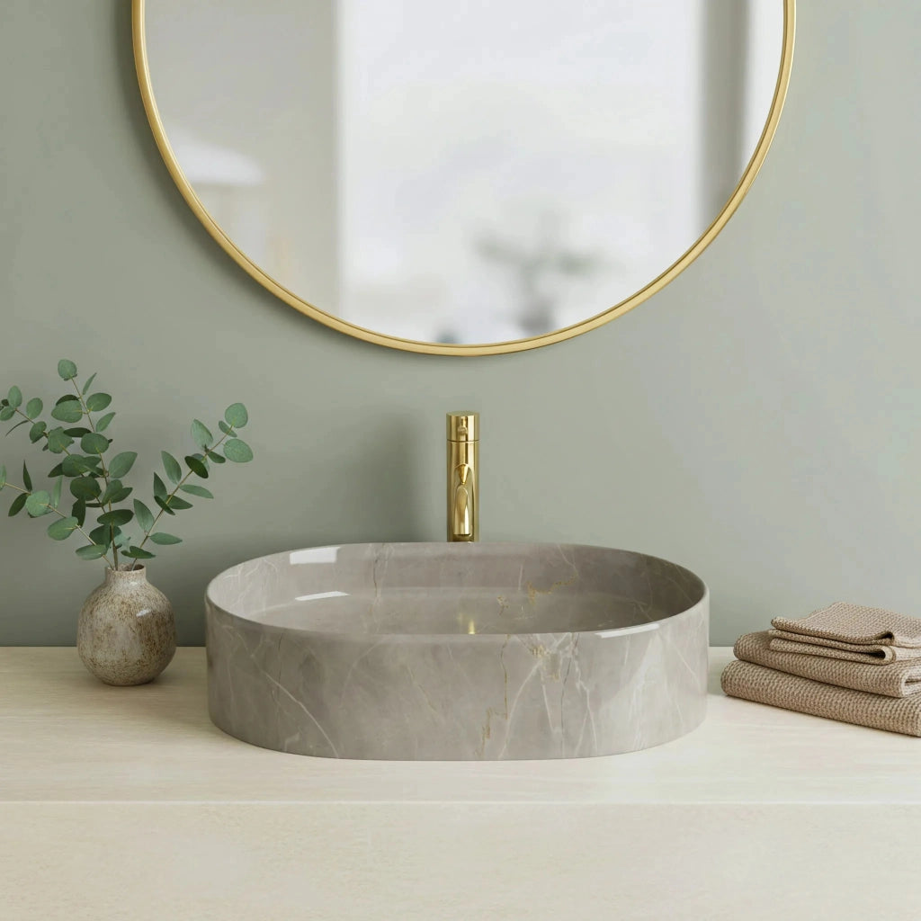 Lavabo Da Appoggio Rea Nadia 50 Kashmir