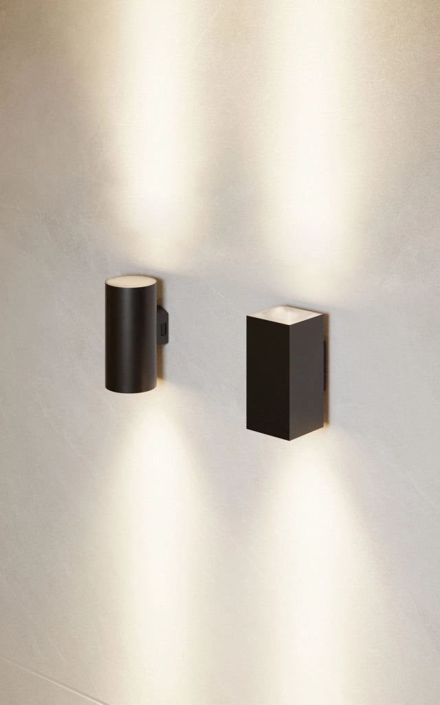 SUNSET Applique LED da Parete per Esterni Rotonda 16W Tecnologia Switch 2700K/3200K/4000K Fascio 40º IP65 Finitura Bianco Opaco Prodotto R16