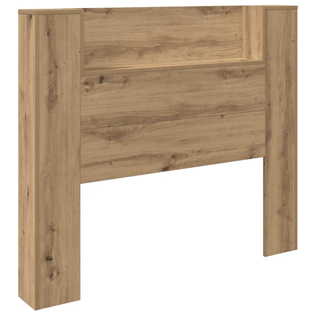 Testiera con lo scaffale-Testata contenitore Rovere artigianale 120 x 15 x 103,5 cm 466957