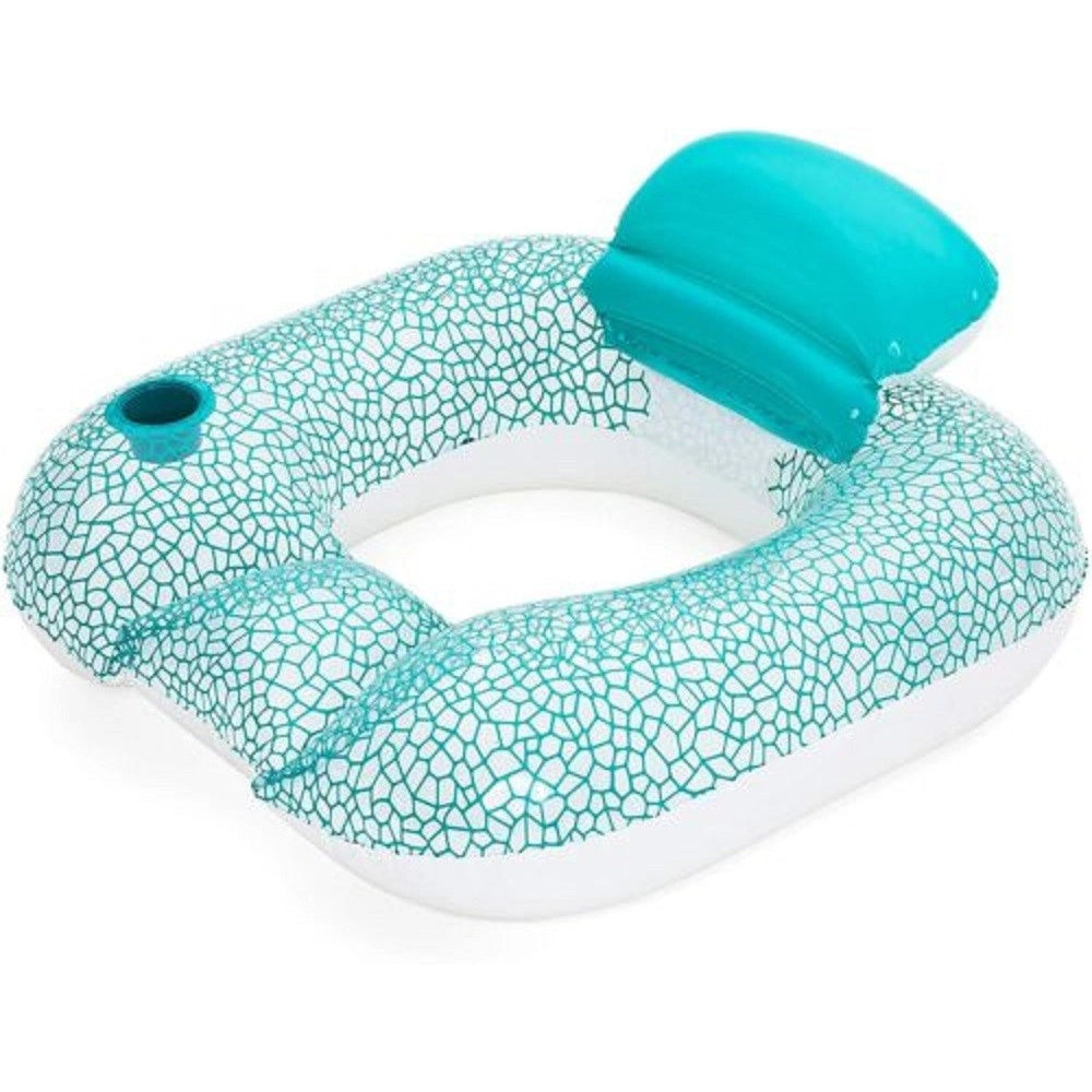 Trade Shop - Poltrona Gonfiabile Flip-pillow Lounge 102x94cm Con Portabicchiere Piscina 43097 -