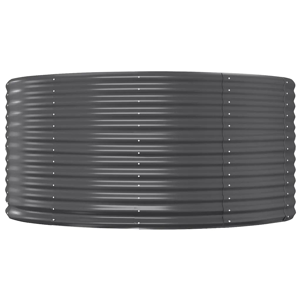 Vaso Giardino Antracite 212x140x68cm Acciaio Verniciato Polvere cod mxl 66706