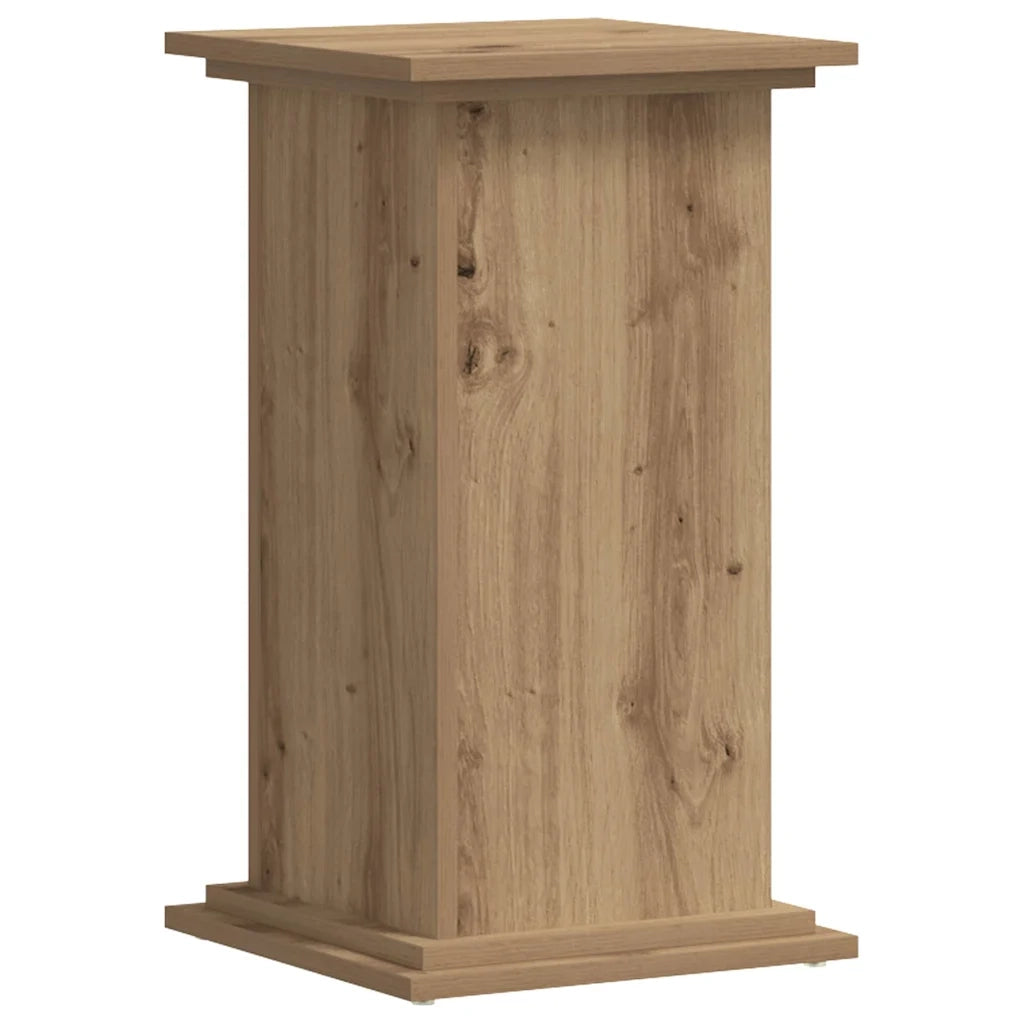 Supporto per Piante Rovere Artigianale 33x33x60 cm Truciolato 852968