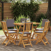 Sedie Bistro da Giardino 6 pcs Grigio Scuro 38 x 46 x 85 cm