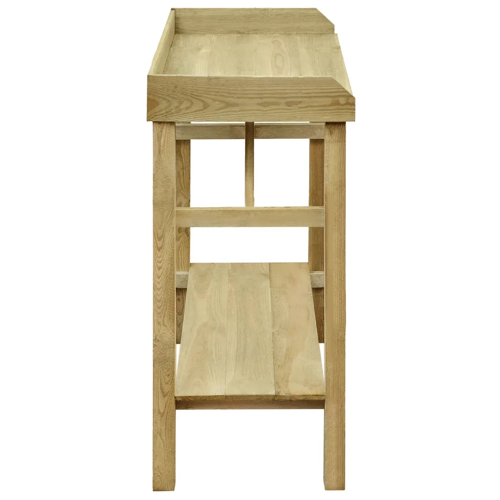 Tavolo da Lavoro da Giardino-Tavolo da esterno in Legno Impregnato 75x40x90cm