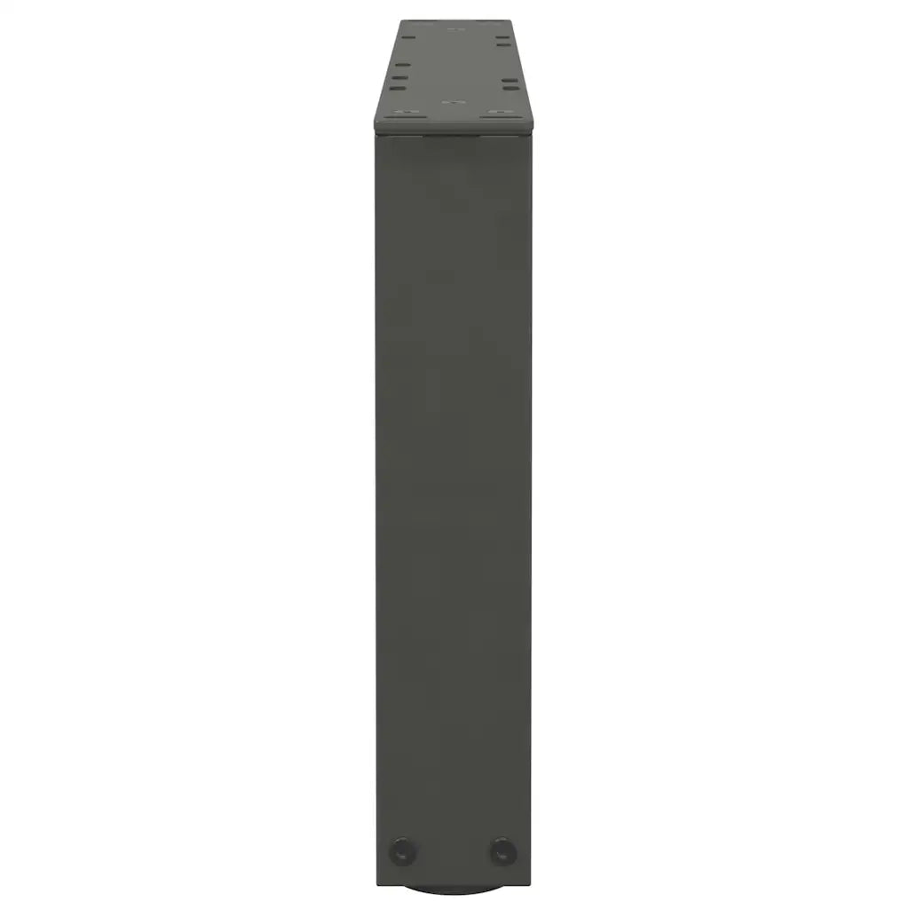 Gambe per Tavolino da CaffÃ¨ a Forma di V 2 pz Antracite 50x(30-31,3) cm Acciaio