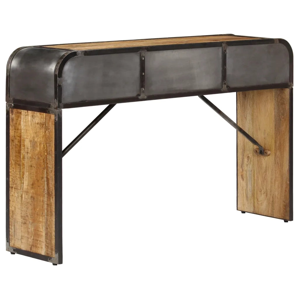 Credenza-Buffet-Armadio da cucina 120x30x75 cm in Legno Massello di Mango