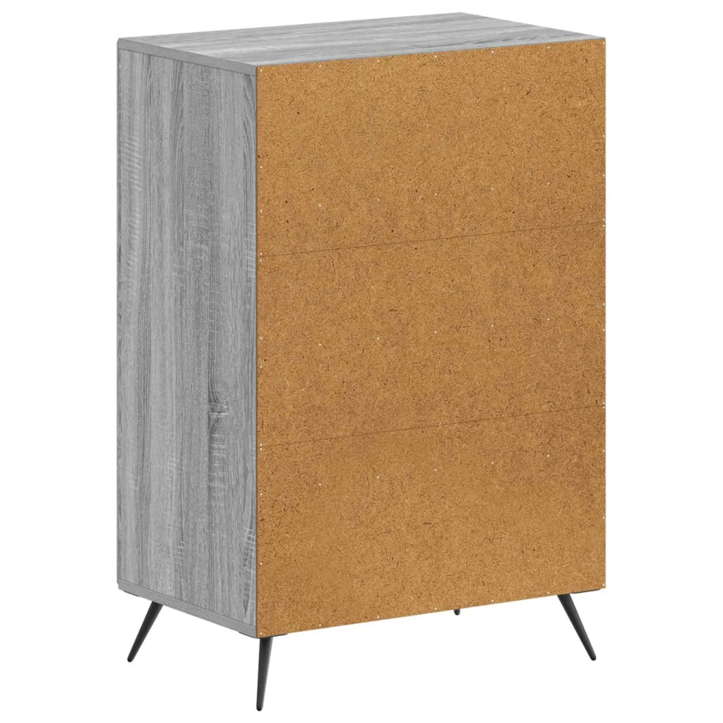 Mobile per scarpe BREDA 59,5 x 39,5 x 90 cm Sonoma grigio 897531
