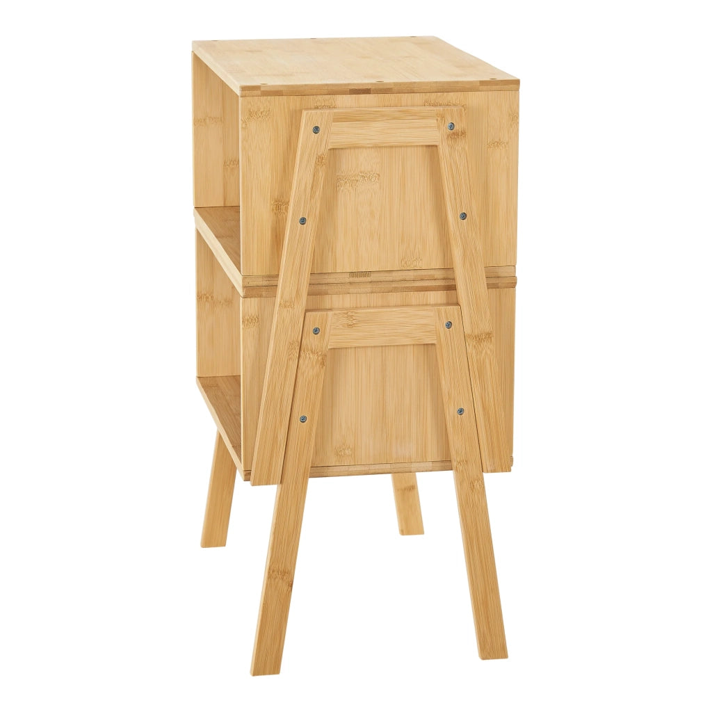 Set di due comodini in bambù 42 x 43,5 x 29 cm finitura naturale 03_0007100