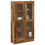 Credenza Alta Legno Antico 82,5x30,5x150 cm in Truciolato 3318718