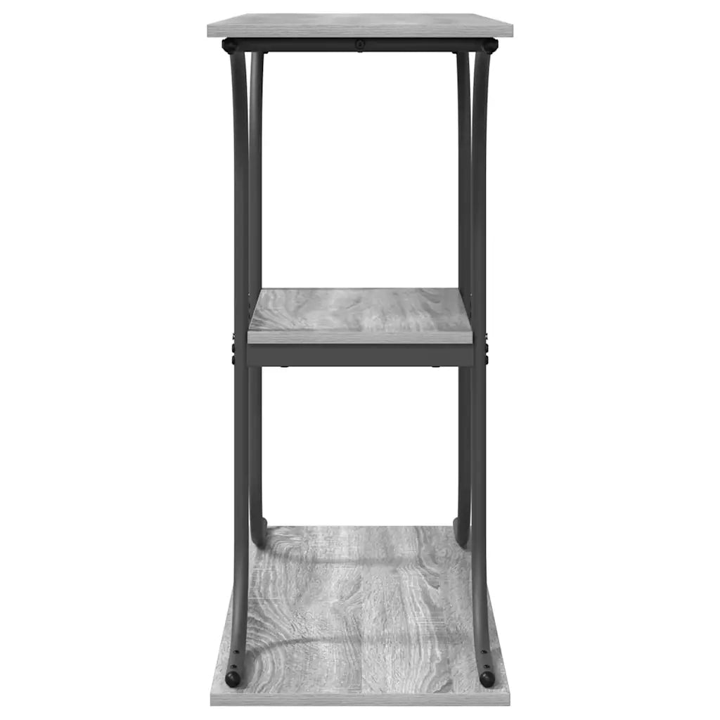vidaXL Tavolo consolle Grigio sonoma 101 x 35 x 80.5 cm