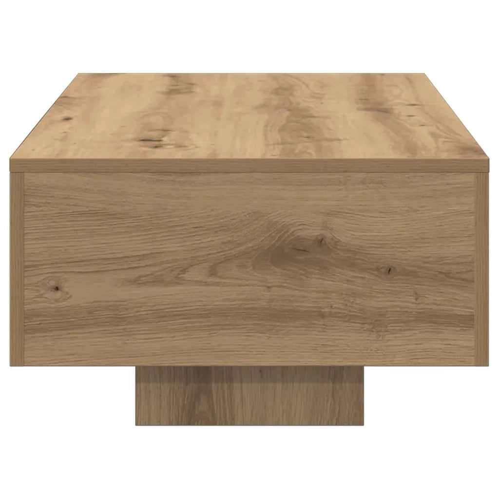 Tavolino Salotto Rovere Artigianale 100x49,5x31cm Multistrato 856405