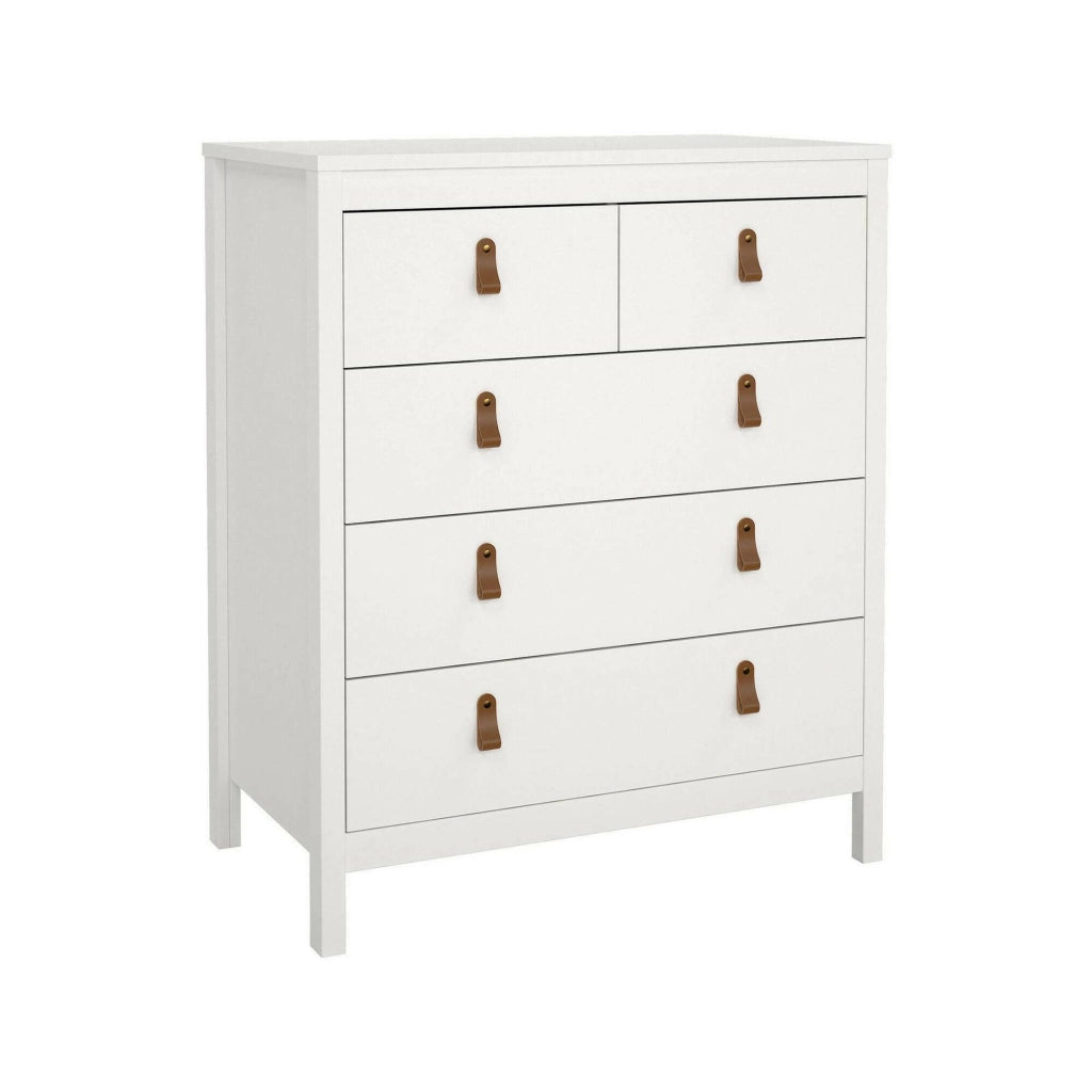 Cassettiera Alulim, Settimino multiuso, Comò camera da letto, Mobile con cassetti, 82x48 h99 cm, Bianco