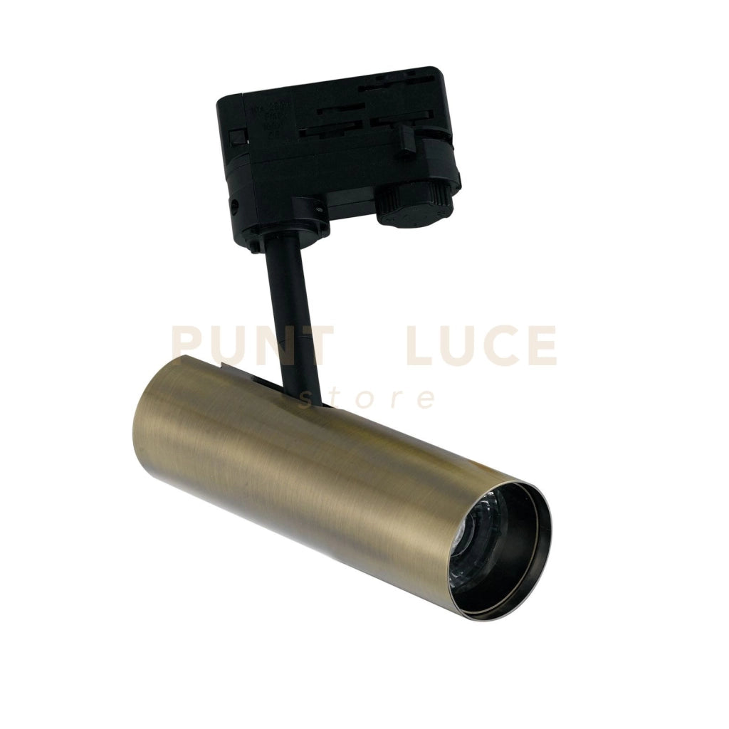 FARO BINARIO LED ROCKET BRONZO 7W 700LM 3000K 16,5X16,5X5CM