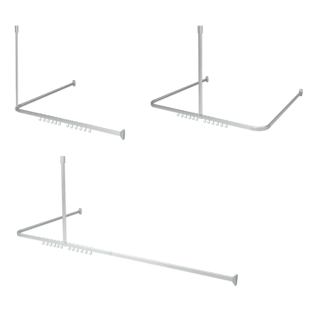 Sealskin Set Binario per Tenda da Doccia Easy-Roll Alluminio Opaco 432041