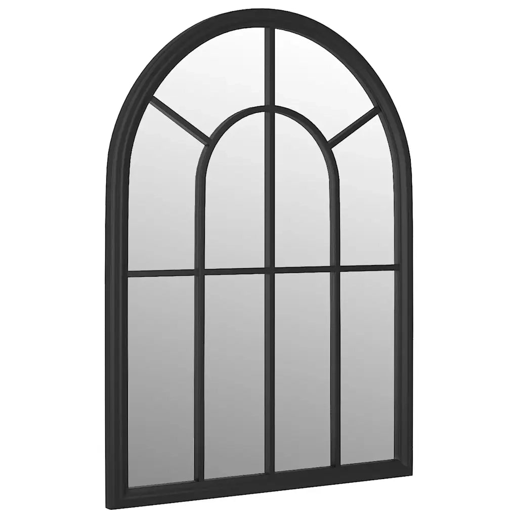 vidaXL Specchio Nero 60x45 cm Ferro per Uso Interno