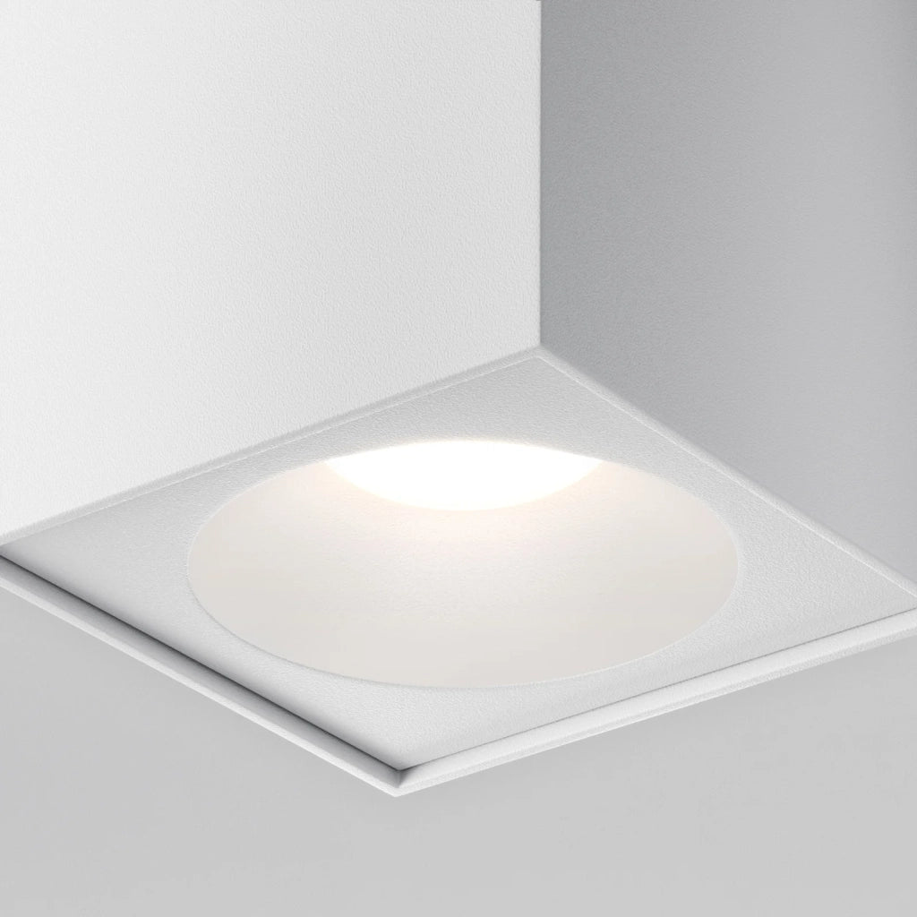 Maytoni lampada da soffitto moderna Zoom 1 luce GU10 bianco metallo