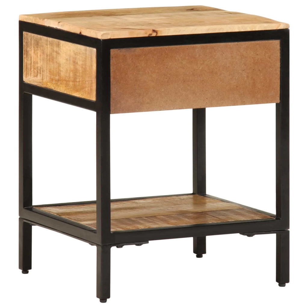 Comodino con cassetto Marrone 40 x 35 x 50 cm 374088