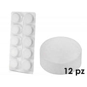 12 PASTIGLIE DETERGENTI MACCHINA CAFFE ELETTRICA DECALCIFICANTI BRACCETTO - UNIVERSALE
