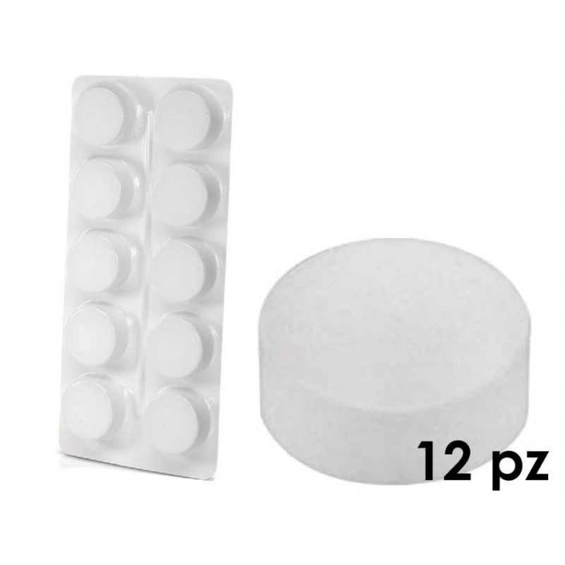 12 PASTIGLIE DETERGENTI MACCHINA CAFFE ELETTRICA DECALCIFICANTI BRACCETTO - UNIVERSALE