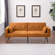 Divano Letto Futon Imbottito ¨C MINIMAL ¨C Tessuto, Pieghevole, 2 Posti