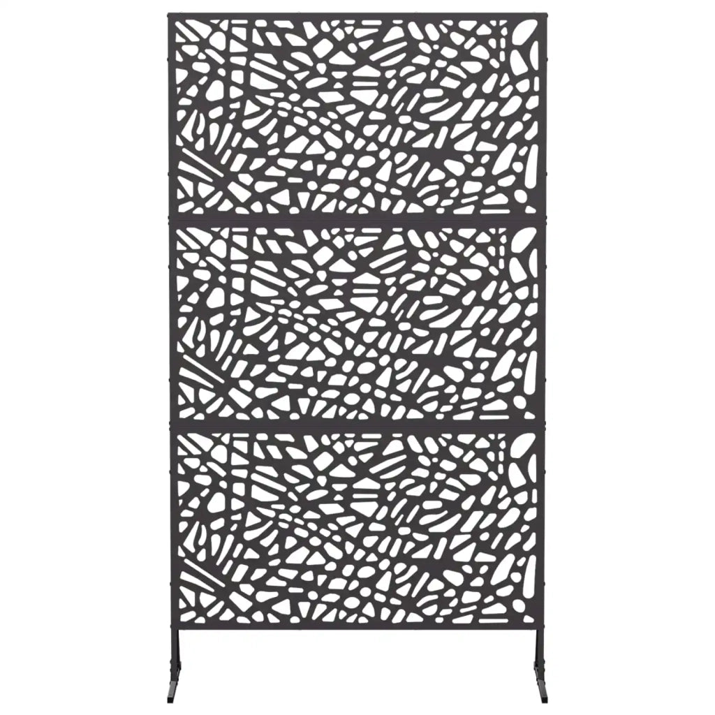 Schermo per Privacy 100 x 50 x 180 cm Acciaio Nero 8013405