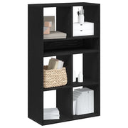 Libreria Nera 66x31x112 cm in Legno Multistrato 860302