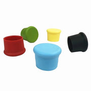 Bottelli per vino in silicone - Riciclabili - Set da 4 - Ecocompatibili - di alta qualità