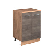 Mobile per mansarda Rion Grigio nobile/Rovere dorato 60 x 83.8 cm senza inclinazione con 2 ante Vicco
