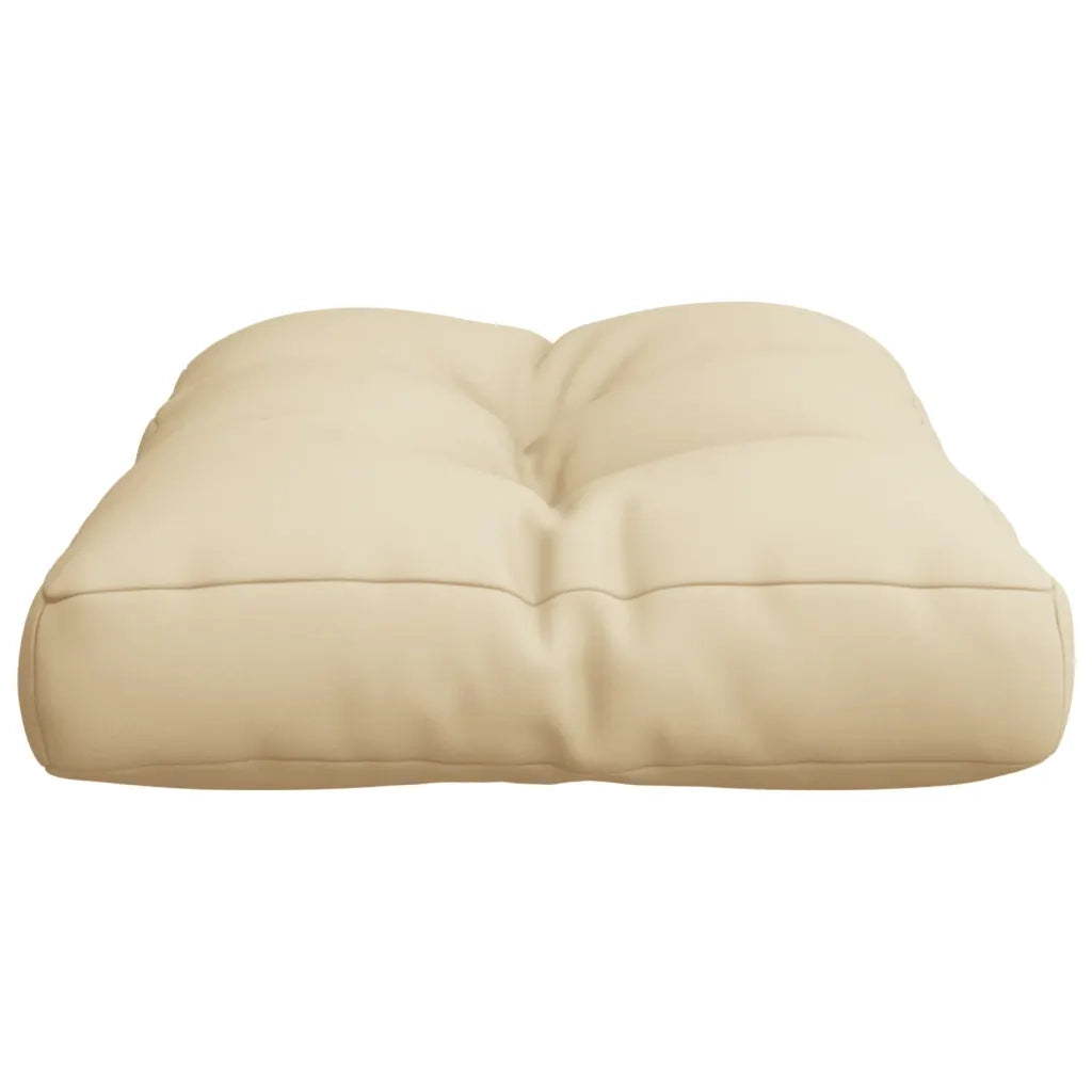 vidaXL Cuscino per Pallet Beige 60x40x12 cm in Tessuto