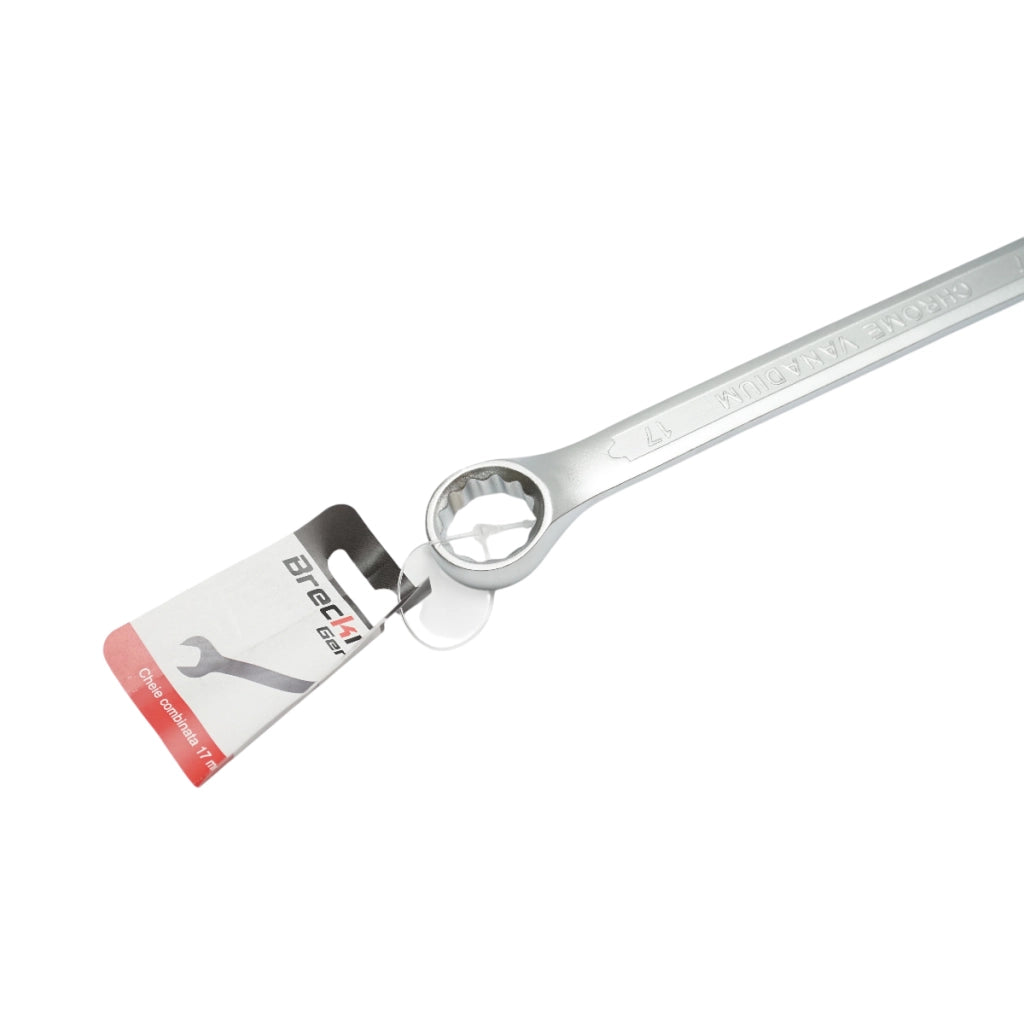 Chiave combinata professionale in acciaio Cr-V da 17 mm Breckner Germany