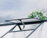 Serra Da Giardino in Policarbonato 458x304x285 cm- colore Nero Canopia ARIA Ibrida