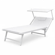 Lettino Mare L-Mediterraneo PLUS - Bianco