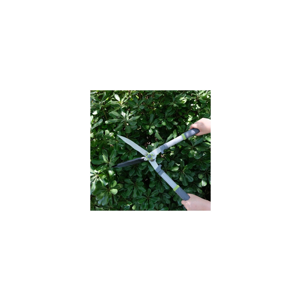 Forbici per siepi con lame ondulate - Suan - Rivestimento antiscivolo - Dimensioni : 58 x 23 cm