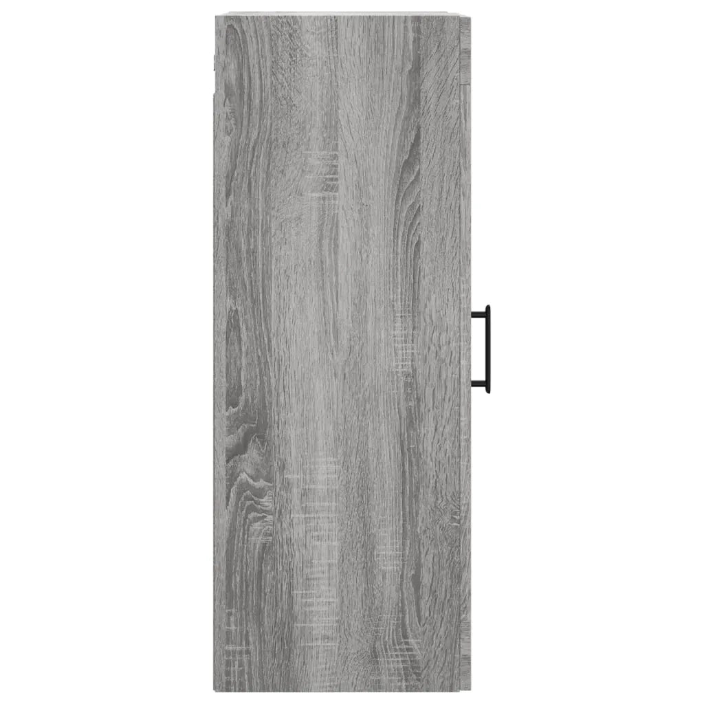 Armadietto a Muro | Mobile a Parete Grigio Sonoma 34,5x34x90 cm