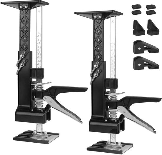 Manicotto multifunzionale per lavoro - Braccio da lavoro - Sostegno per carrello - Viti per lavorazione del legno - Fino a 220 kg - 38 cm - Grue per sollevamento