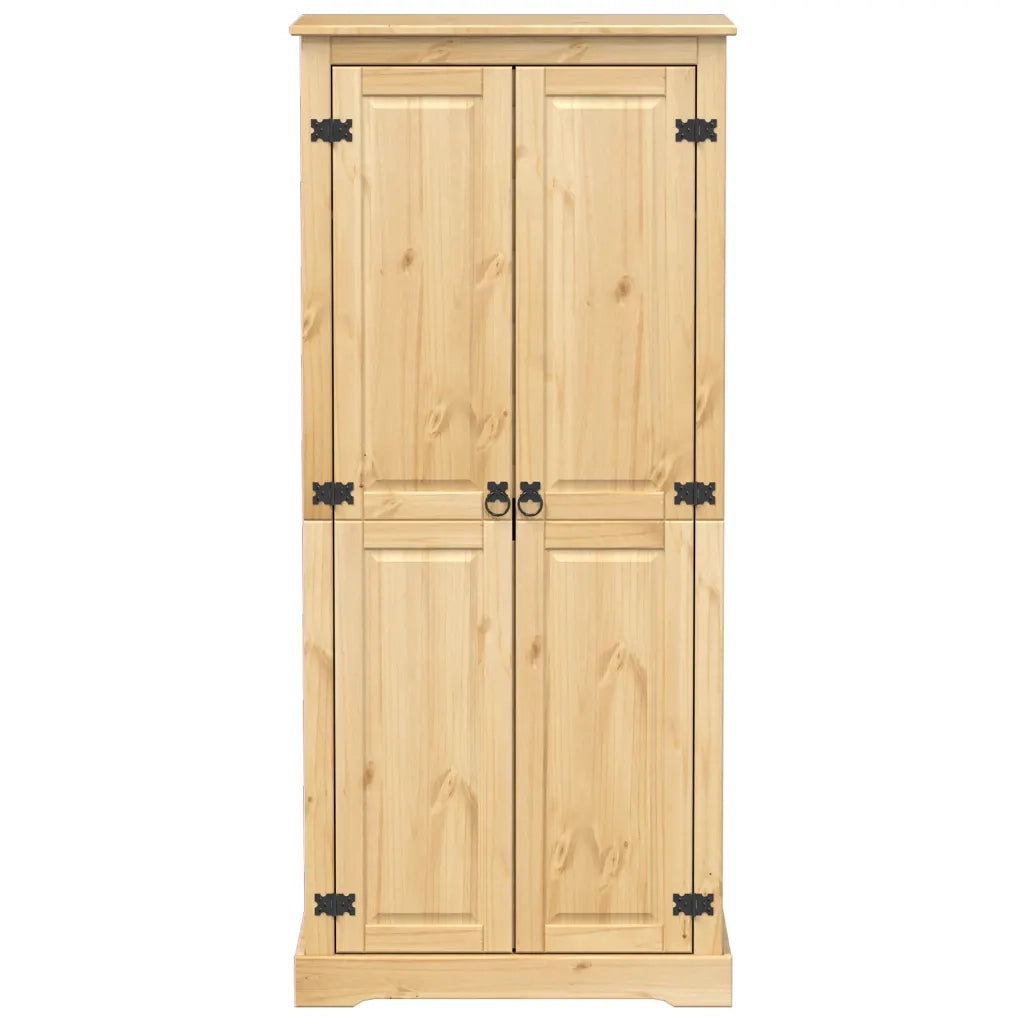 Armadio Corona 76x50x170 cm in Legno Massello di Pino 4002769