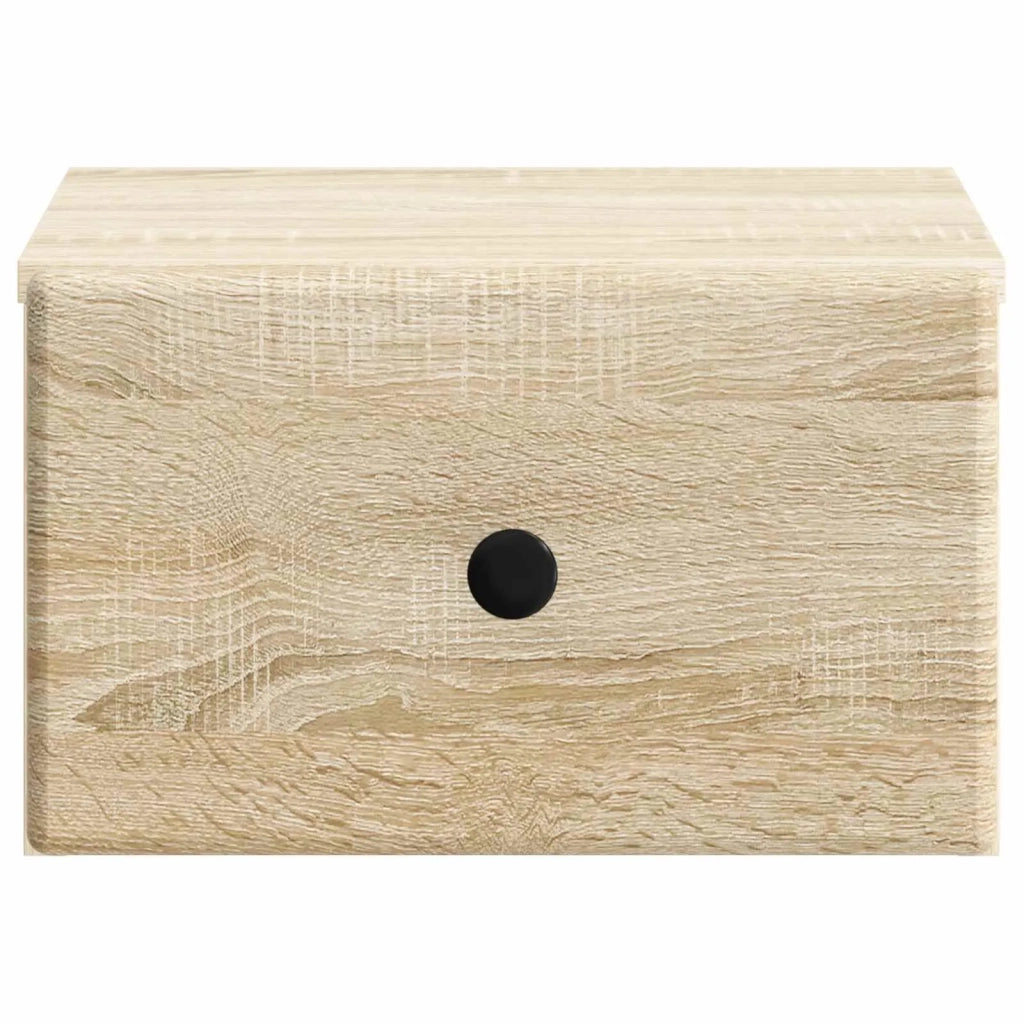 Mobiletto da notte a muro Rovere Sonoma 34,5 x 33 x 20 cm 899109