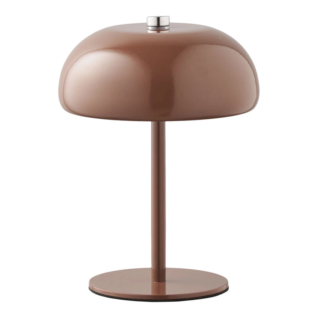 Lampada da Tavolo Margate, Marrone, Metallo, 13x13x18 cm