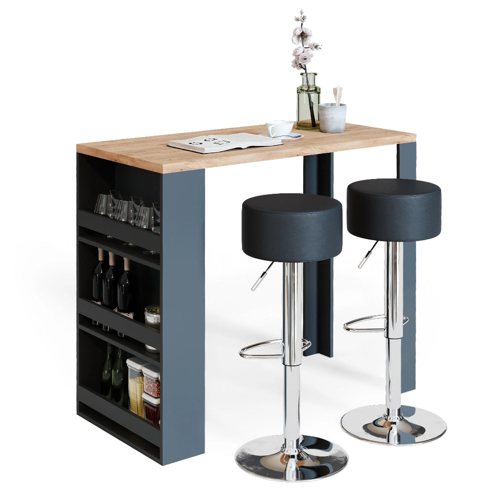 Vicco Tavolo bar alto Rovere 57 x 117 cm