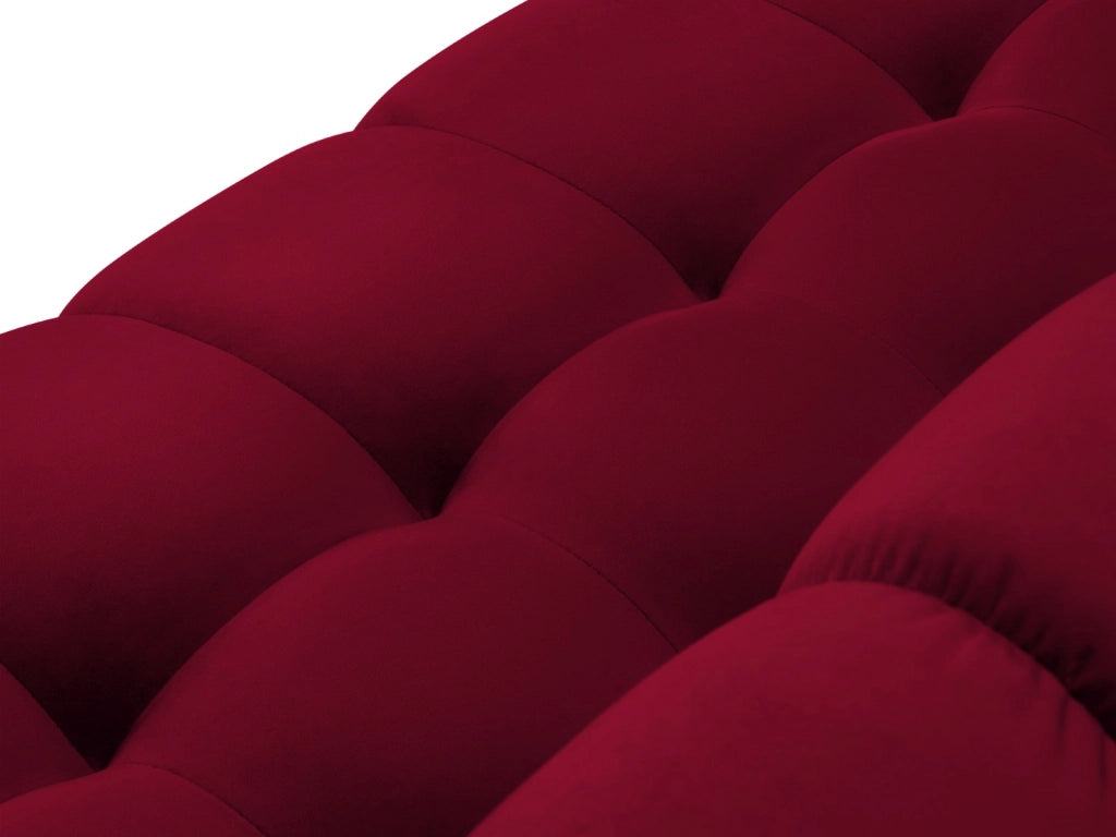 Cosmopolitan Design - Divano "Bali" 4 posti in velluto rosso 