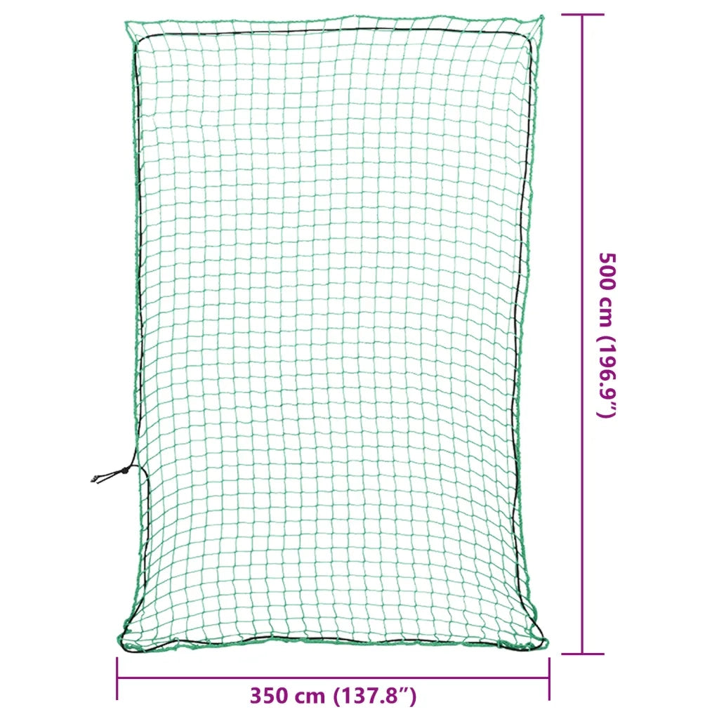 Rete per Rimorchio con Corda Elastica Verde 5x3,5 m in PP CFW3506694