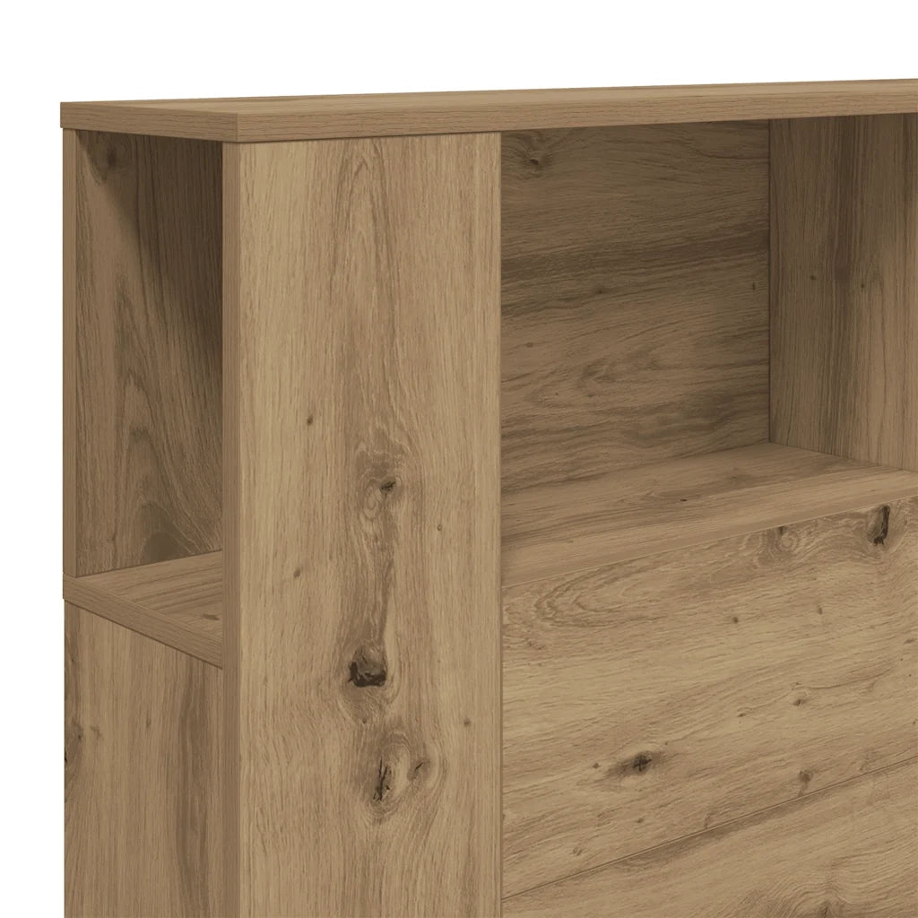 Testiera | Testata Contenitore Rovere 180x18,5x102,5 cm Legno Multistrato