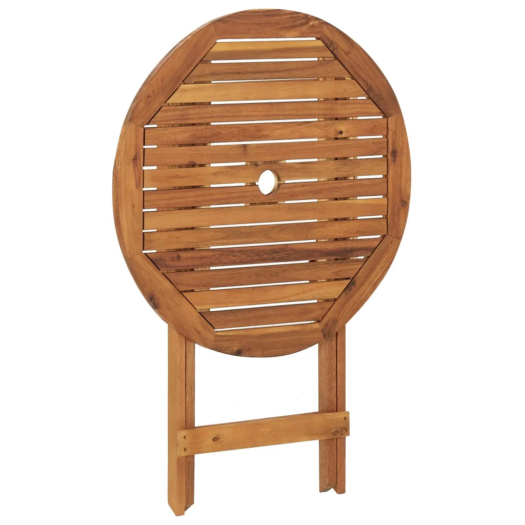 Set da Pranzo da Giardino 3 pz Pieghevole in Massello di Acacia 3058256
