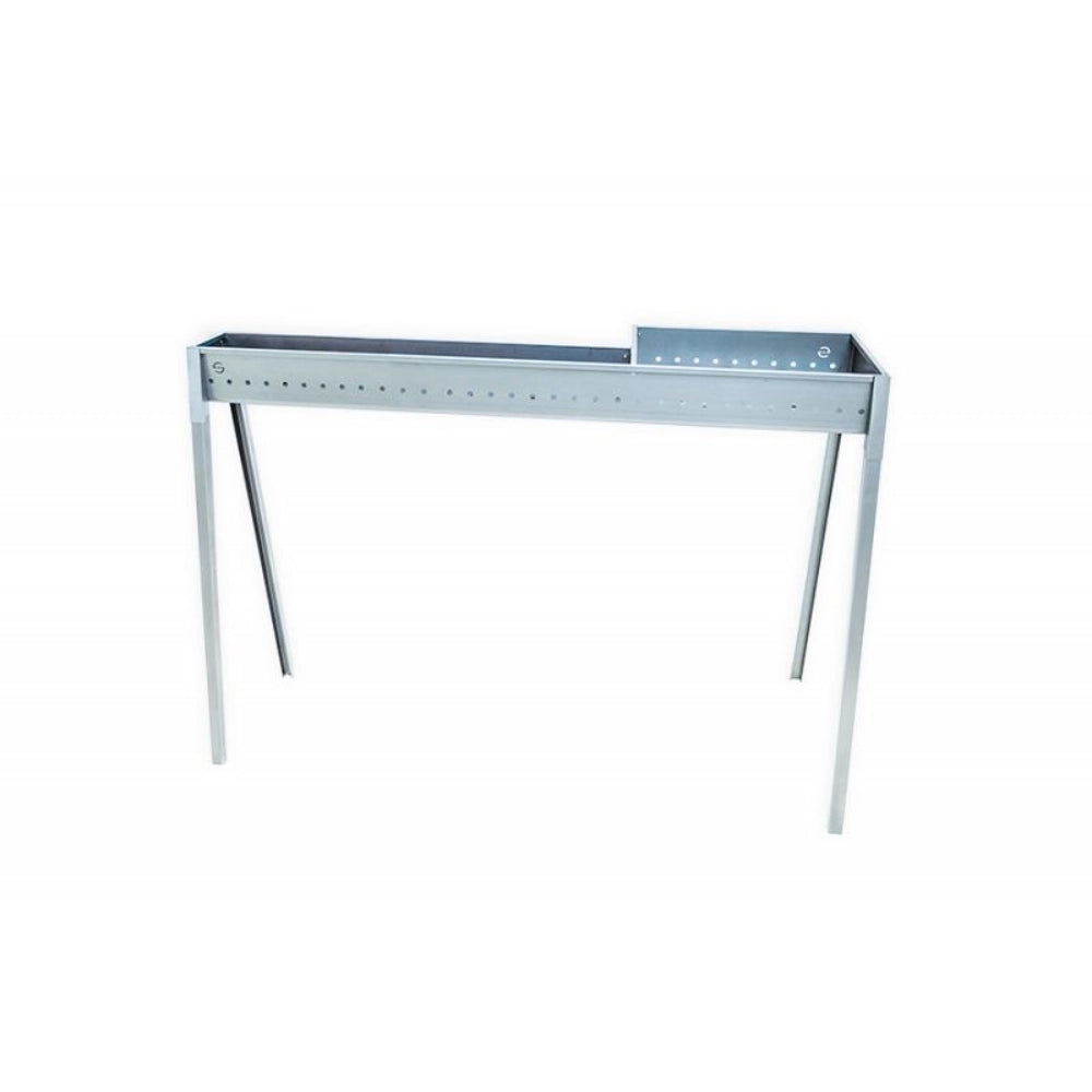 Barbecue a carbone per arrosticini Lisa Milano Grill 80+40 in acciaio inox